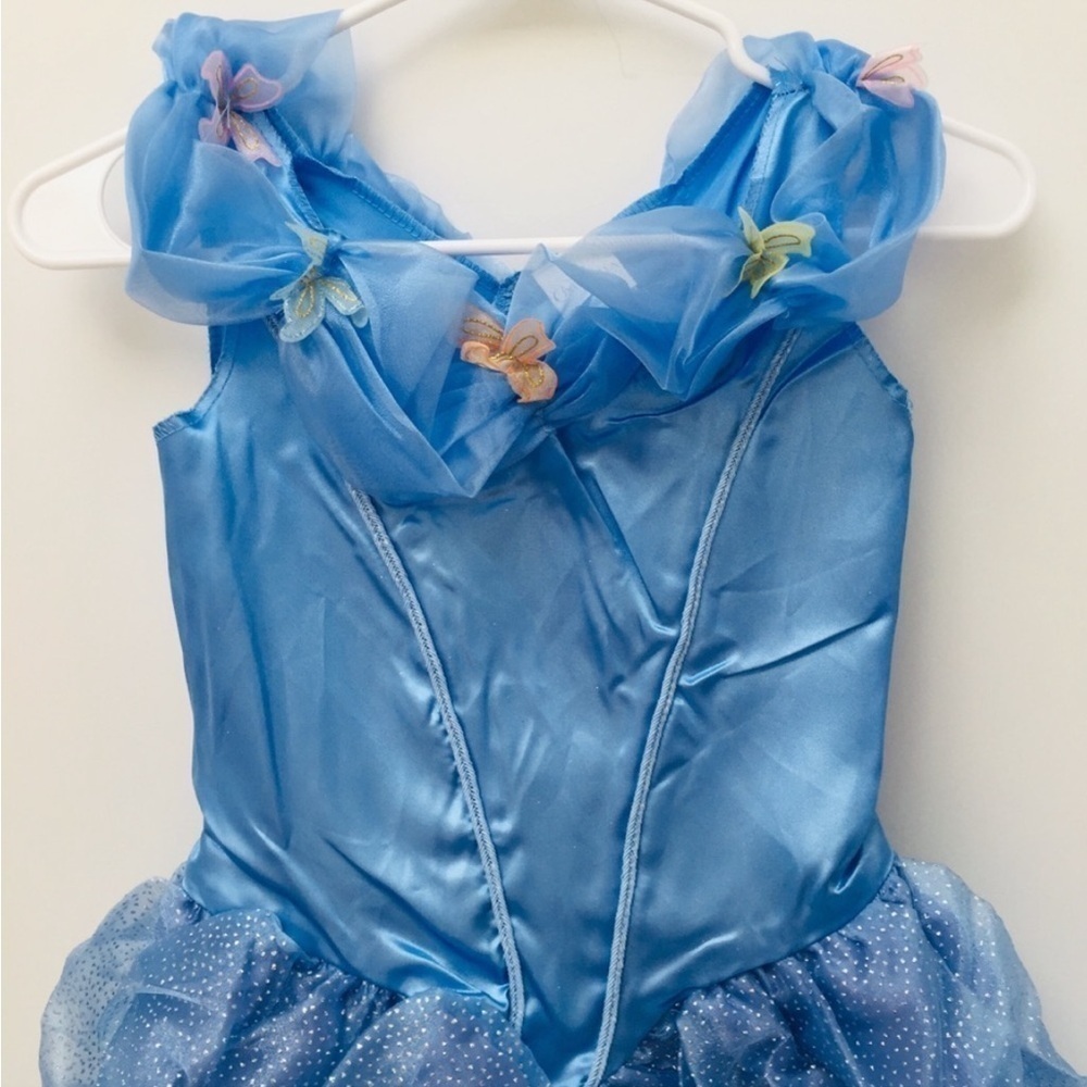 NWT Cinderella Disney Blue Halloween Costume M ( 7-8) - Picture 6 of 8
